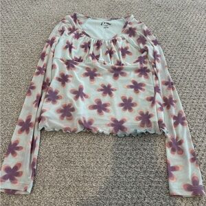 Long Sleeve Floral Top
